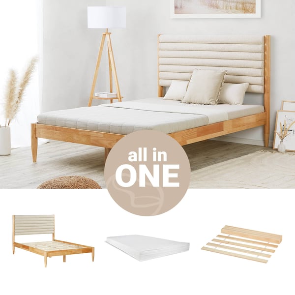 Sänky, Home, 148x120x204 cm, beige