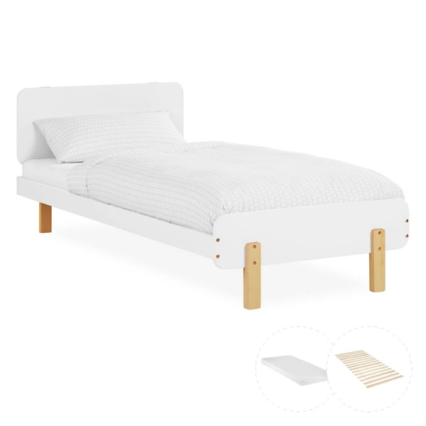 Enkeltseng, Home, 95x76,5x209 cm, Hvid
