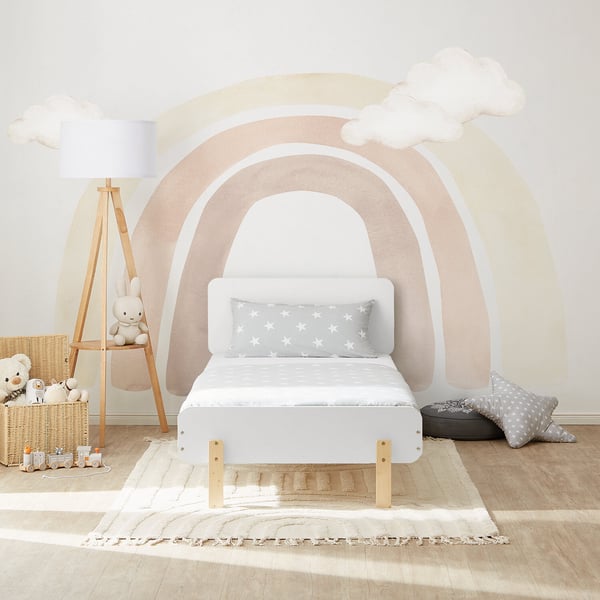 Enkeltseng, Home, 95x76,5x209 cm, Hvid