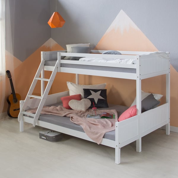 Køjeseng, Home, 207x146,5x139 cm, Hvid