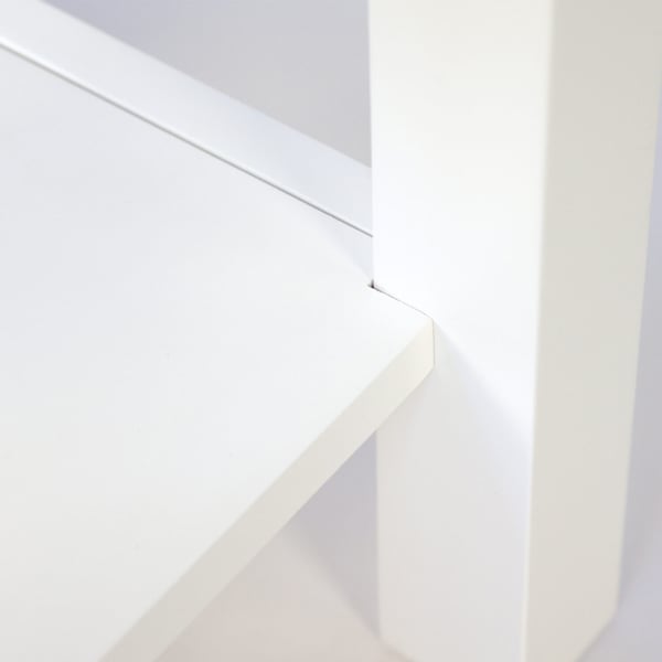 Sengebord, Home, 47x32x38 cm, Hvid