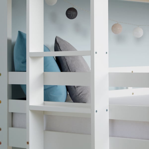 Tremandseng, Home, 205x203x103 cm, Hvid