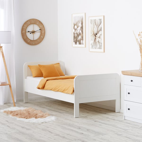 Sengeramme, Home, 98.5x206x87 cm, Hvid