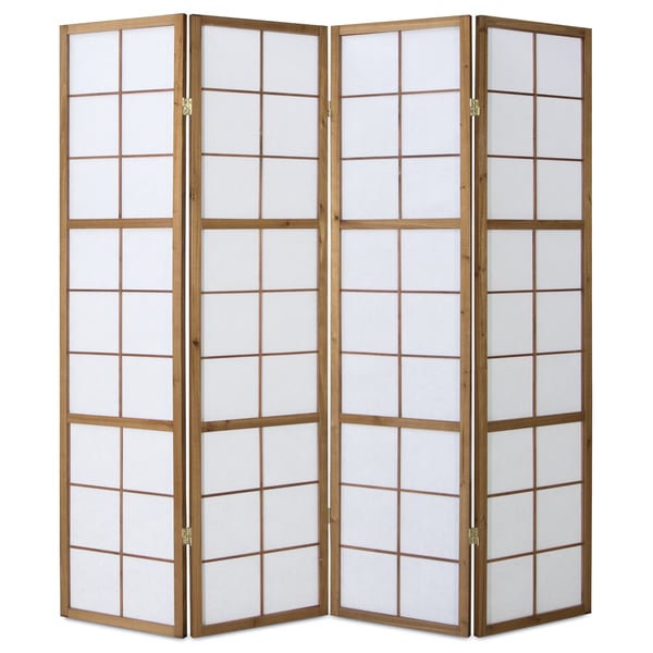 Rumdeler, Home, Shoji sammenklappelig, 176x2.2x175 cm, brun