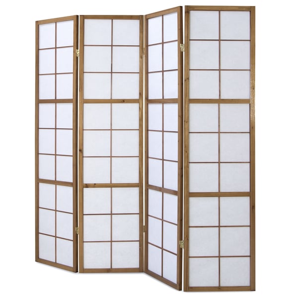 Rumdeler, Home, Shoji sammenklappelig, 176x2.2x175 cm, brun