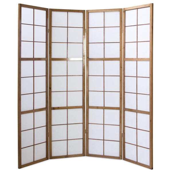 Rumdeler, Home, Shoji sammenklappelig, 176x2.2x175 cm, brun
