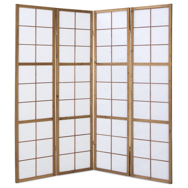 Rumdeler, Home, Shoji sammenklappelig, 176x2.2x175 cm, brun
