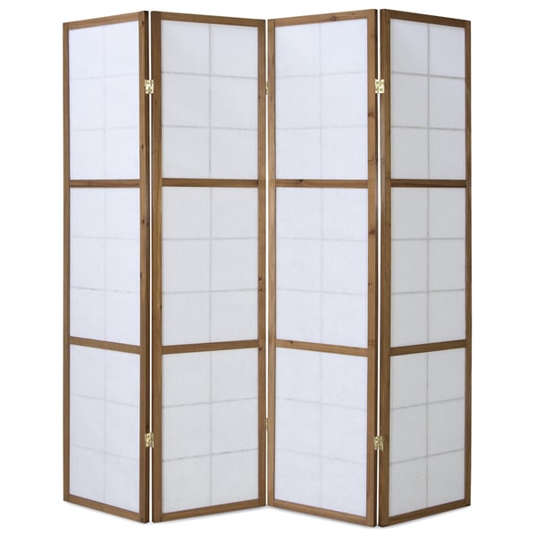 Rumdeler, Home, Shoji sammenklappelig, 176x2.2x175 cm, brun