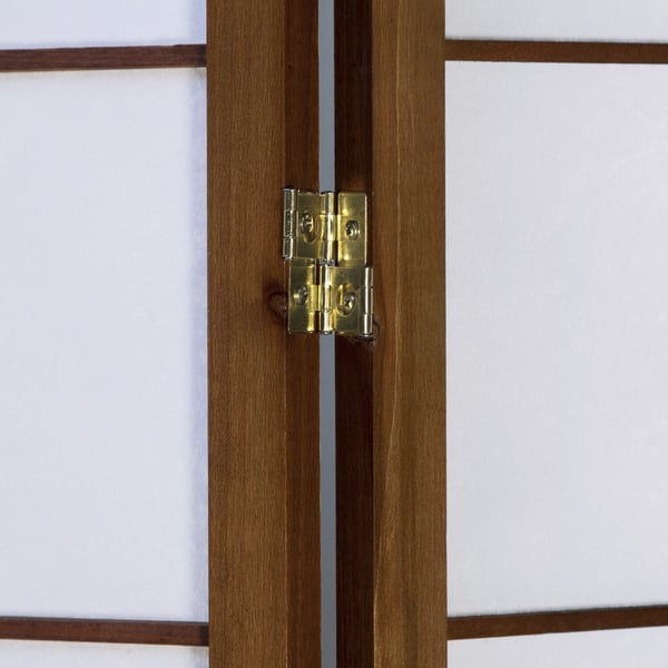 Rumdeler, Home, Shoji sammenklappelig, 176x2.2x175 cm, brun