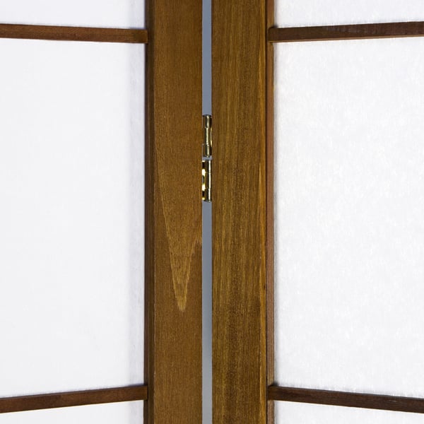 Rumdeler, Home, Shoji sammenklappelig, 176x2.2x175 cm, brun