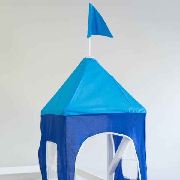 Loftsäng, Home, 207,5x228x219,5 cm, Blå