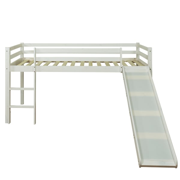 Loftsäng, Home, 207,5x110x217,5 cm, Vit