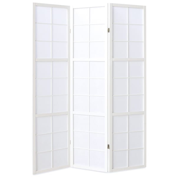 Rumdeler, Home, Shoji 3-panel foldbar, 132x2.2x175 cm, hvid