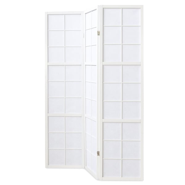 Rumsavdelare, Home, Shoji 3-panel vikbar, 132x2,2x175 cm, vit