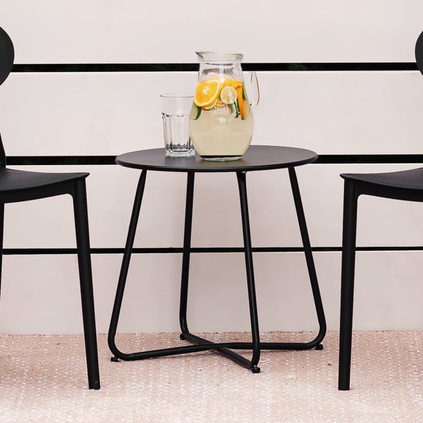 Soffbord, Home, 44.5x44.5x44.5 cm, Svart