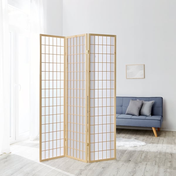 Tilanjakaja, Home, Shoji 3-paneelinen, 132x2,2x175 cm, ruskea