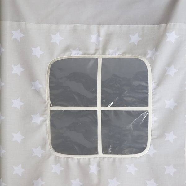 Lastensänky parvella, Home, 207,5x228x219,5 cm, harmaa