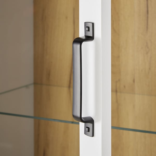 Highboard Skab, Home, 64x199,5x41 cm, Hvid, Brun