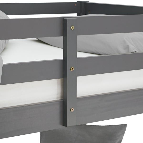 Loftseng, Home, 207,5x110x96,5 cm, Hvid, Pink