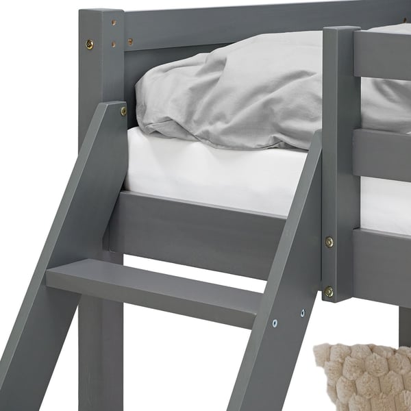 Loftseng, Home, 207,5x110x96,5 cm, Hvid, Pink