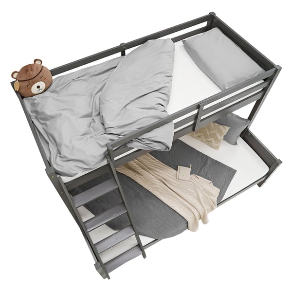 Loftseng, Home, 207,5x110x96,5 cm, Hvid, Pink