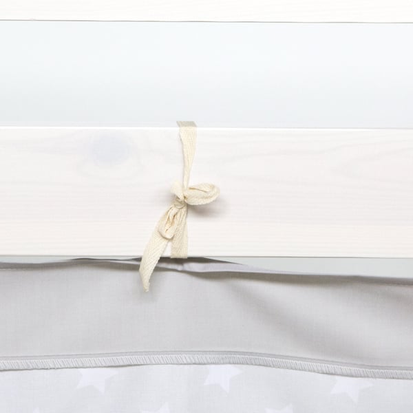 Sänggardin, Home, 197x86x75 cm, Grå