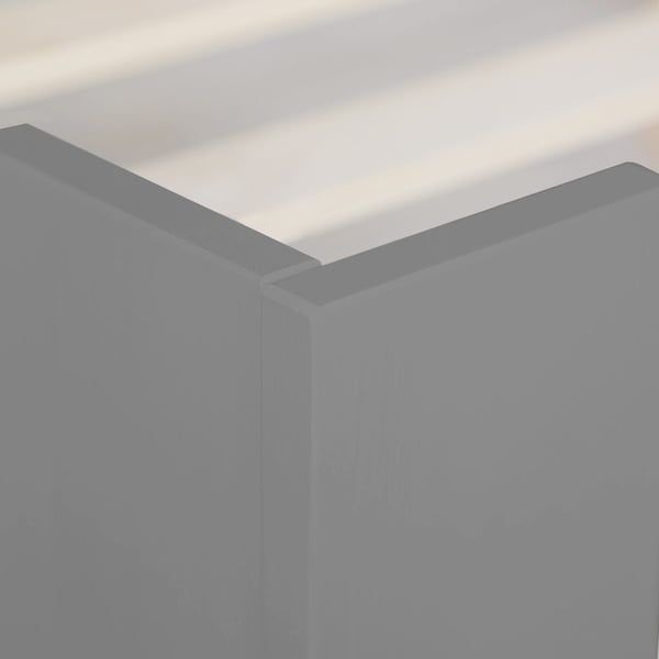 Sänky, Home, 94.5x204.5x66.7 cm, harmaa