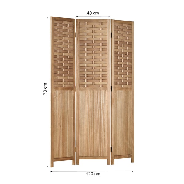 Rumsavdelare, Home, 120x2,2x170 cm, Brun