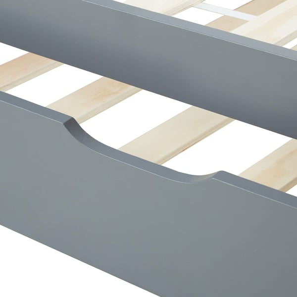 Udtræksseng, Home, 206x66x97,5 cm, Grå