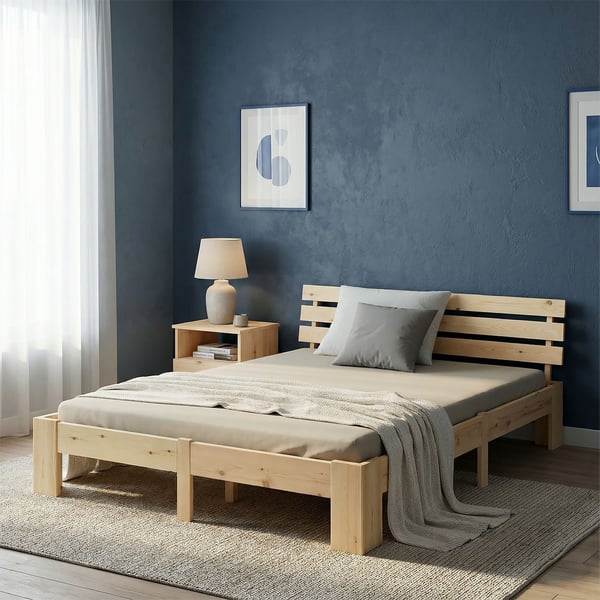 Säng, Home, 164x204 cm, Brun