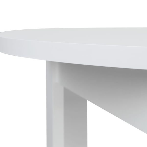 Ruokapöytä, Home, 106x106x76,5 cm, valkoinen