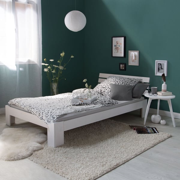 Sengeramme, Home, 94x204x66 cm, Hvid
