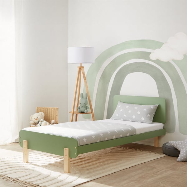 Enkeltseng, Home, 95x76,5x209 cm, Grøn