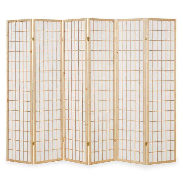 Rumdeler, Home, Shoji foldbar 6 paneler, 264x2.2x175 cm, brun Rumdeler, Home, Shoji foldbar 6 paneler, 264x2.2x175 cm, brun