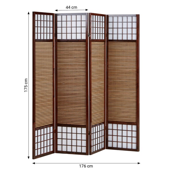 Rumdeler, Home, 176x2,2x175 cm, Brun