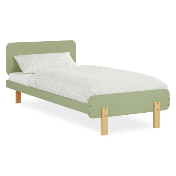 Yhden hengen sänky, Home, 95x76,5x209 cm, vihreä