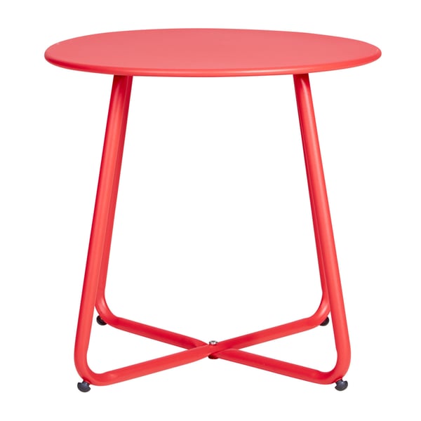 Soffbord, Home, 44.5x44.5x44.5 cm, Röd