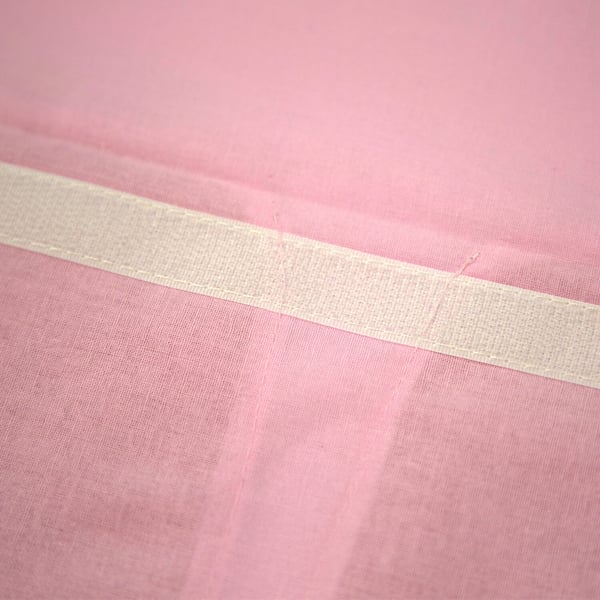 Seng opbevaringspose, Home, 90x70 cm, Pink