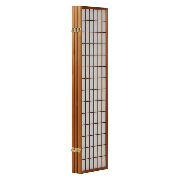 Rumdeler, Home, Shoji foldbar 6 paneler, 264x2.2x175 cm, brun
