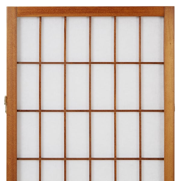 Rumdeler, Home, Shoji foldbar 6 paneler, 264x2.2x175 cm, brun