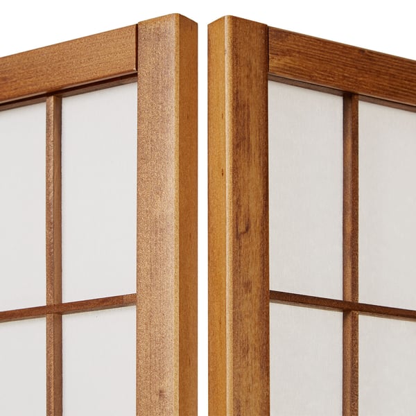 Rumdeler, Home, Shoji foldbar 6 paneler, 264x2.2x175 cm, brun
