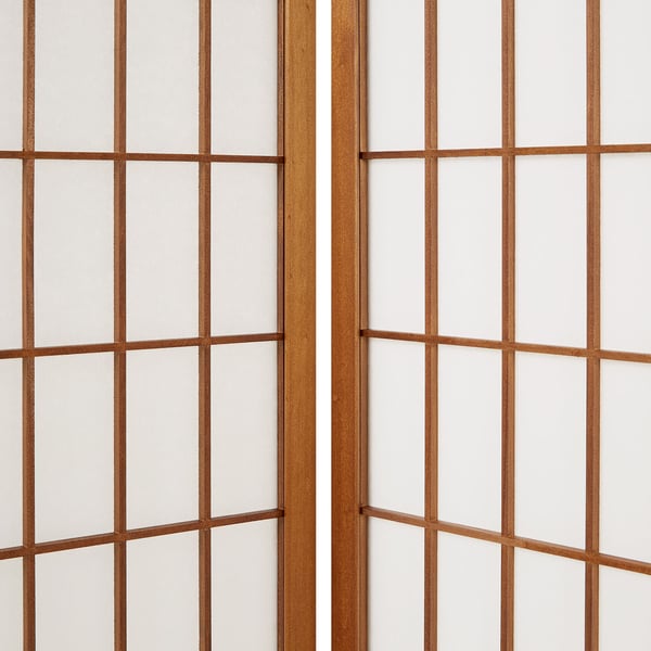 Rumdeler, Home, Shoji foldbar 6 paneler, 264x2.2x175 cm, brun