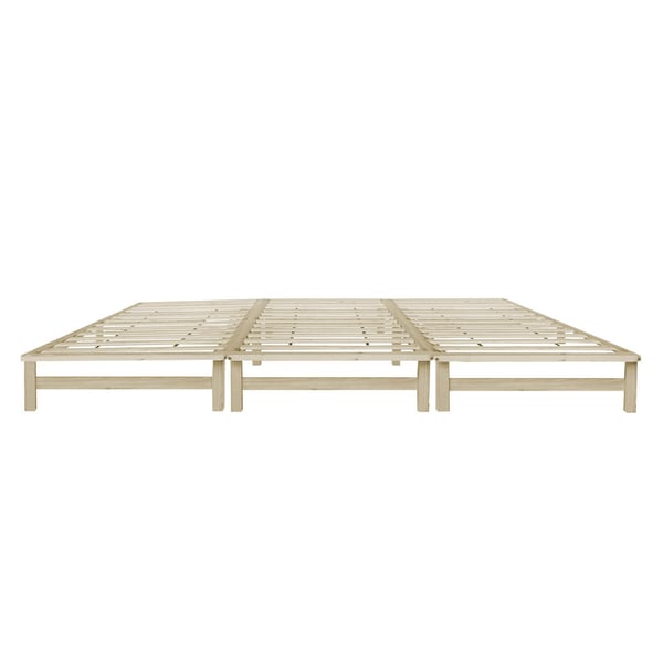 Familieseng, Home, Træseng af paller, 270x200 cm, Brun