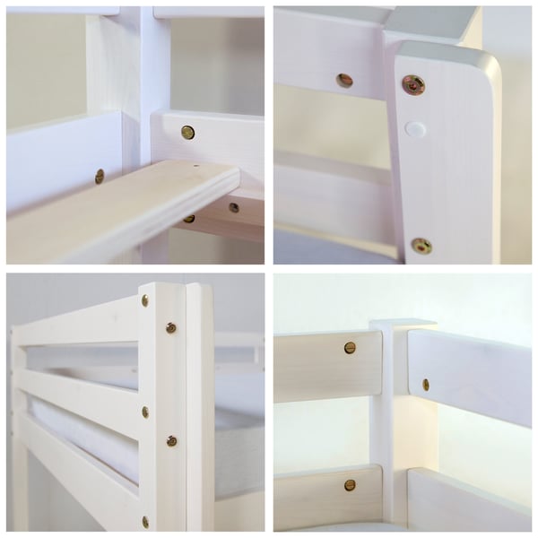 Loftseng, Home, 207,5x161,5x219,5 cm, Hvid