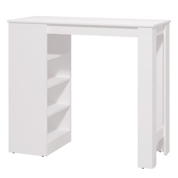 Bordbar, Home, 120x105x50 cm, Hvid