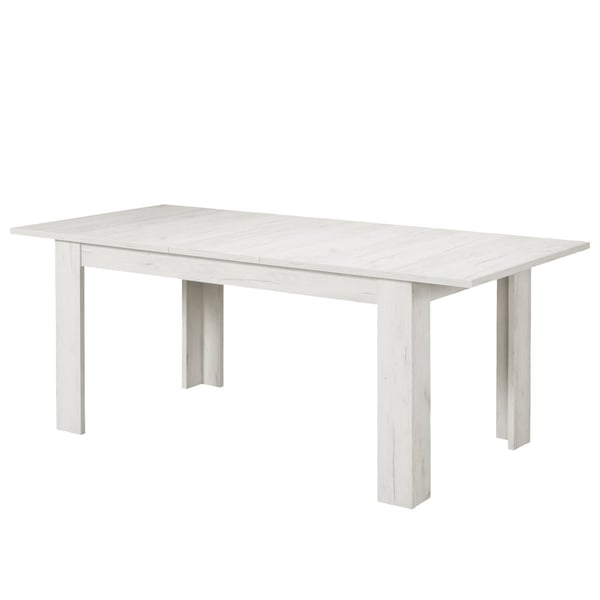 Spisebord, Home, 200,5x90,5x76,5 cm, Hvid