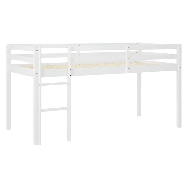 Loftsäng, Home, 207,5x110x99,5 cm, Vit