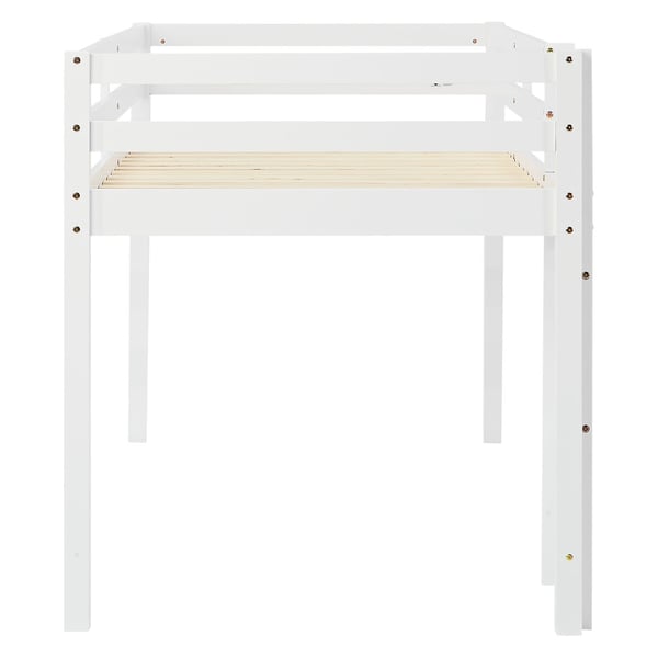 Loftsäng, Home, 207,5x110x99,5 cm, Vit