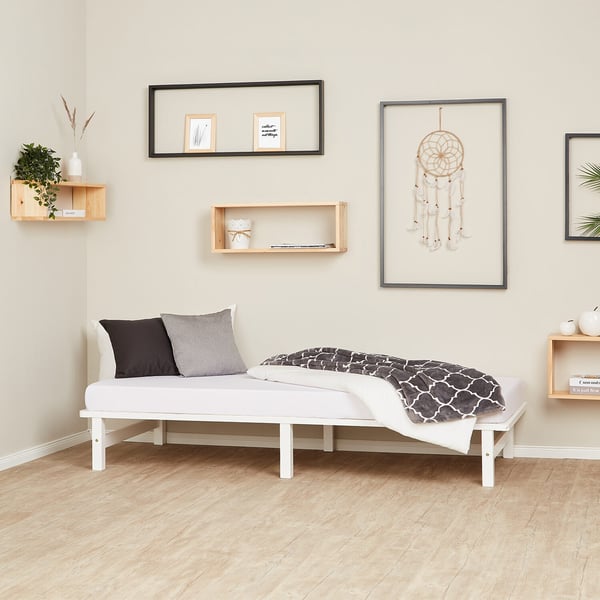 Enkeltseng, Home, 90x28x200 cm, Hvid