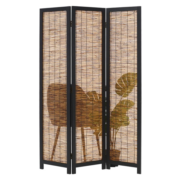 Rumdeler, Home, 120x2x170 cm, Sort og Brun